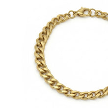 Cargar imagen en el visor de la galería, Pulsera Steel Gold Liquid Link