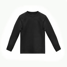Cargar imagen en el visor de la galería, Camiseta Basica Premium Manga Larga Black