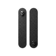 Cargar imagen en el visor de la galería, Pack 2 Limas Color Negro Cráneo Incrustado