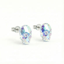 Cargar imagen en el visor de la galería, Aretes Calavera Cristal Sunrise