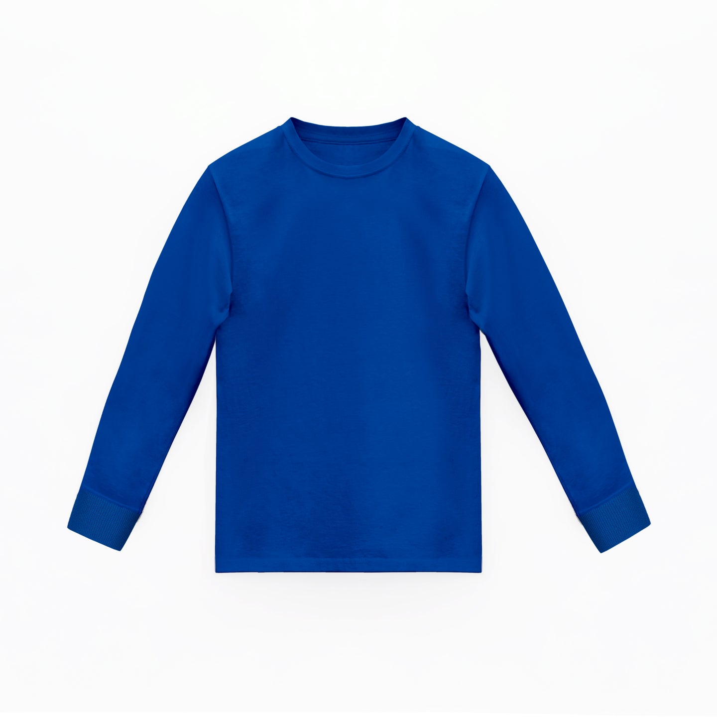 Camiseta Basica Premium Manga Larga Royal Blue