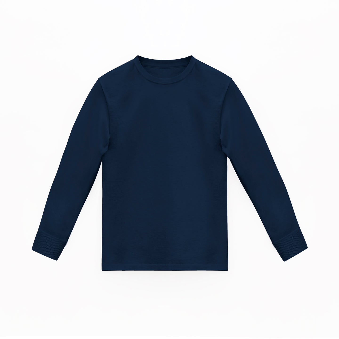 Camiseta Basica Premium Manga Larga Galaxy Blue