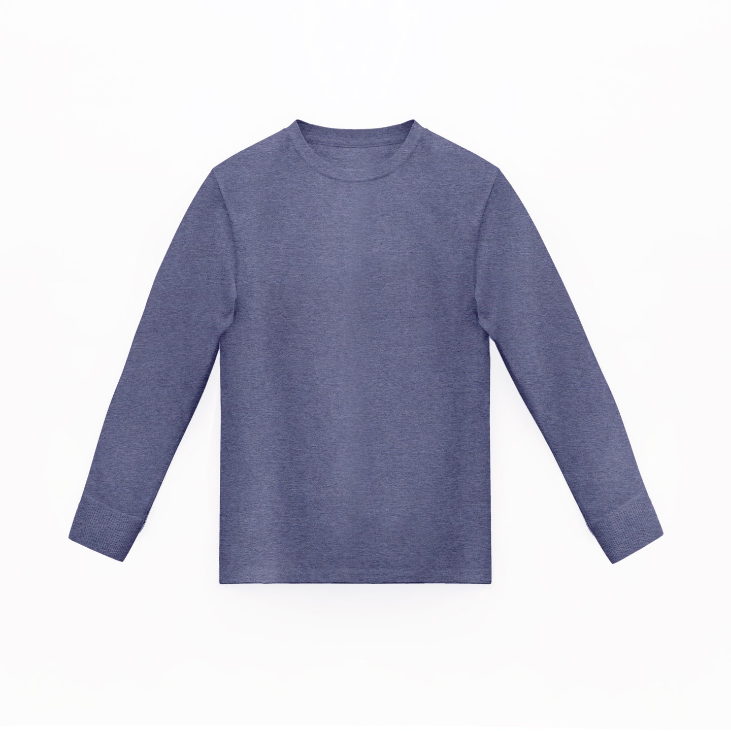 Camiseta Basica Premium Manga Larga Denim