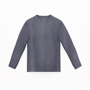 Camiseta Basica Premium Manga Larga Oxford