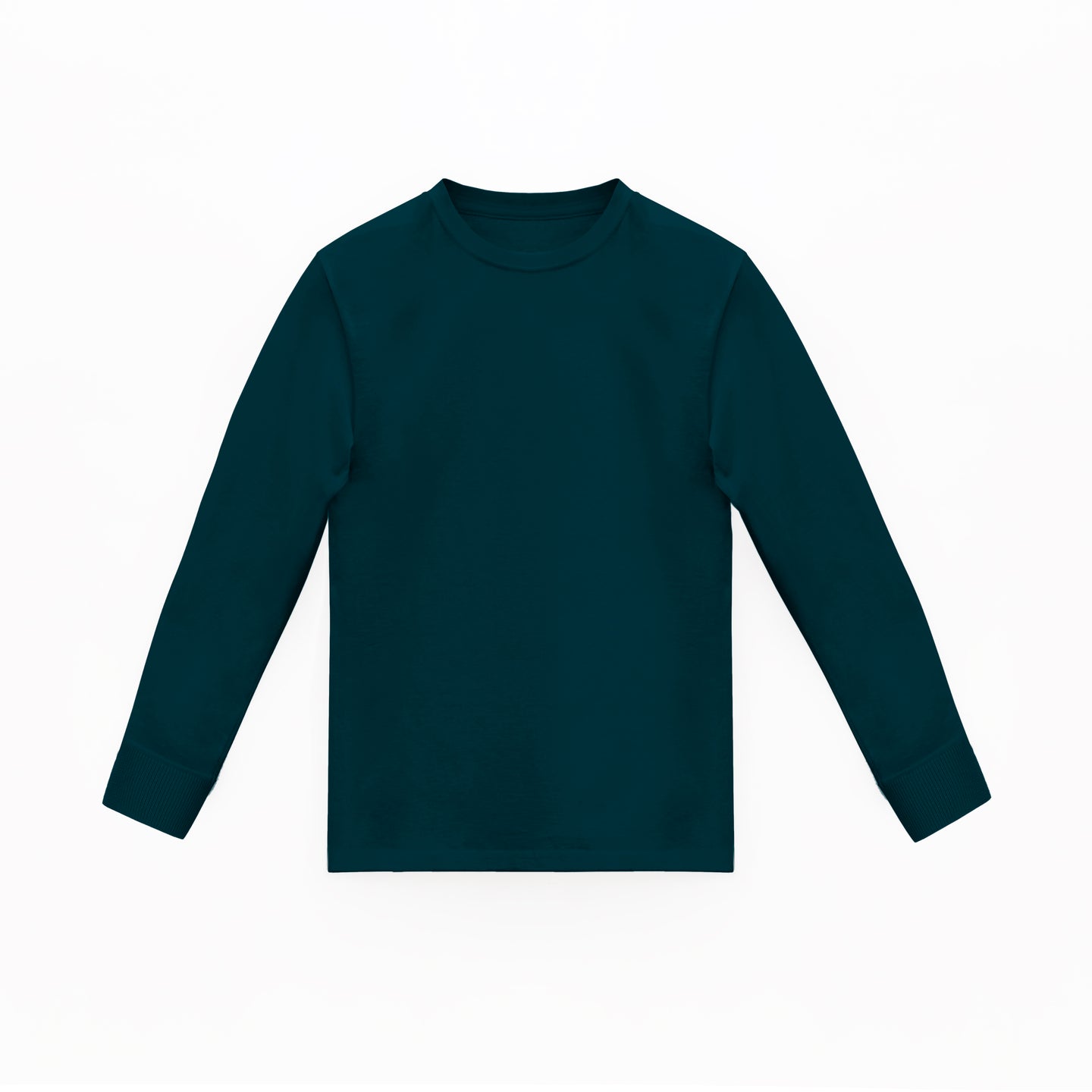Camiseta Basica Premium Manga Larga  Peacock