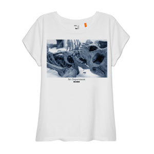 CAMISETA MUJER BLANCA ART DEPARMENT