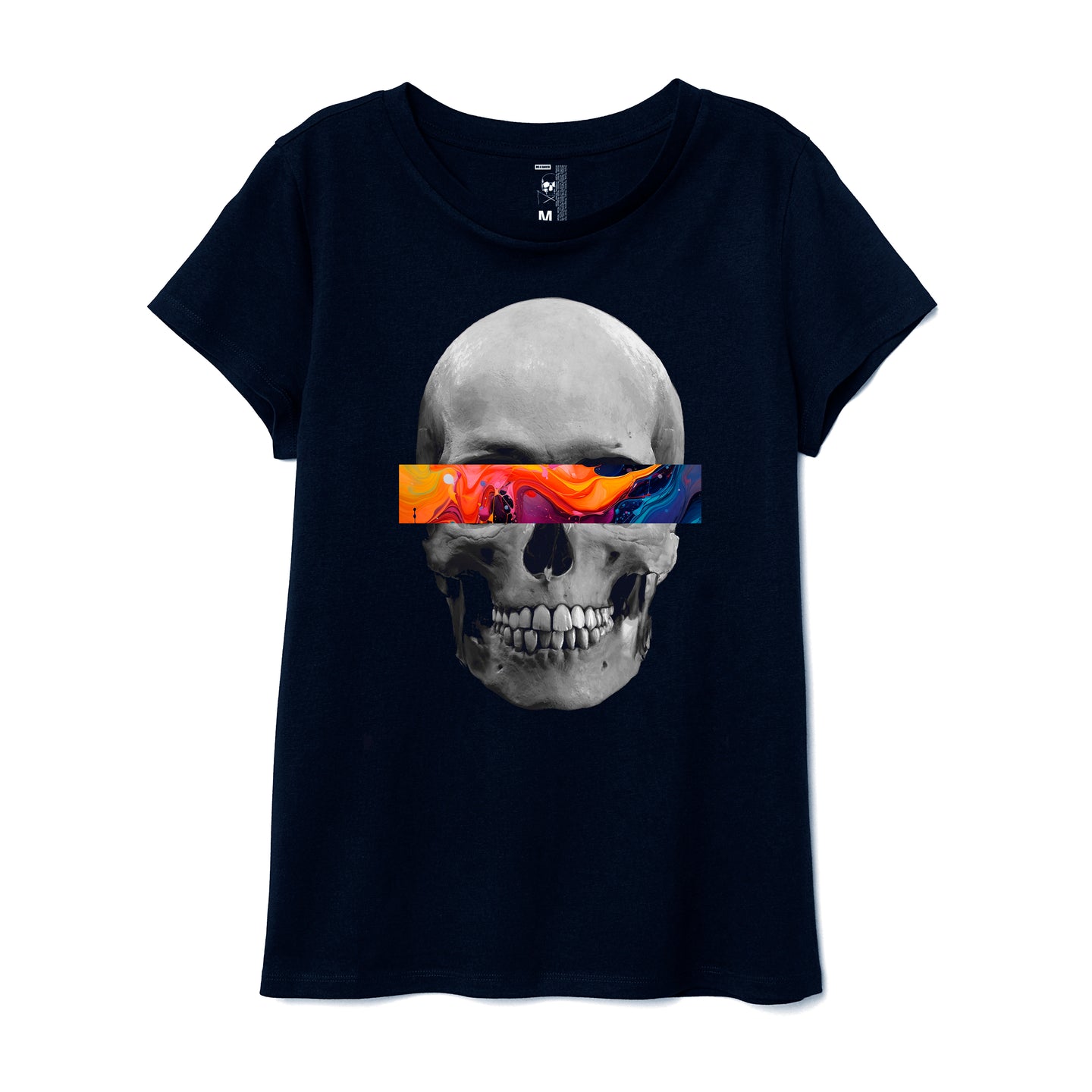 CAMISETA MARINO MUJER SKULL ART