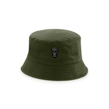 Cargar imagen en el visor de la galería, BUCKET HAT SOLID COLOR METALLIC SKULL