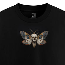 Cargar imagen en el visor de la galería, Camiseta Hombre Black Papillon Skull