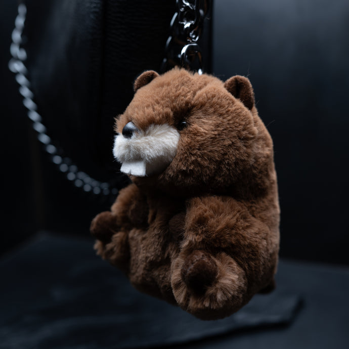 LLAVERO PELUCHE BEAVER