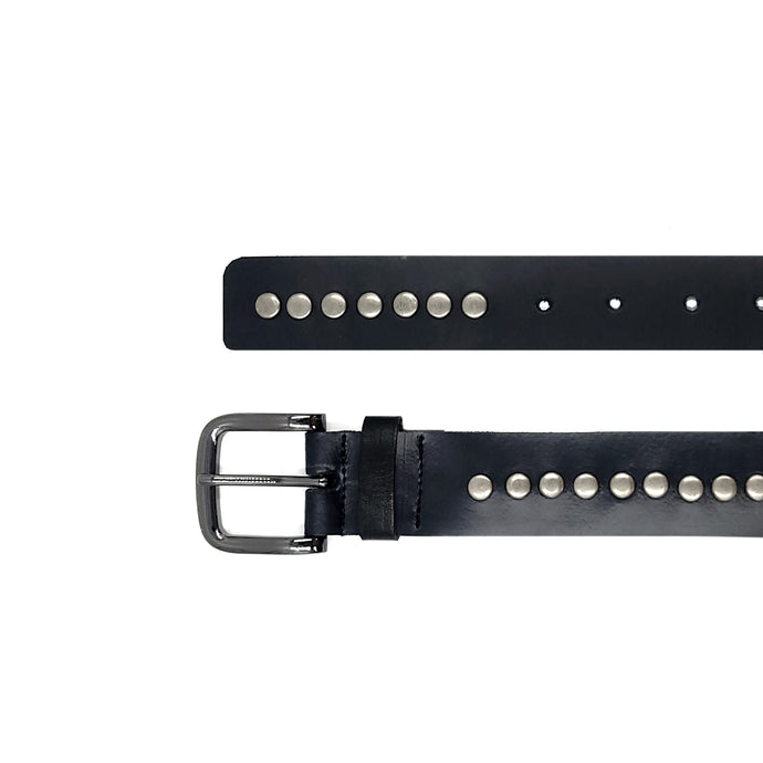 Cinturón Cuero Single Spikes line