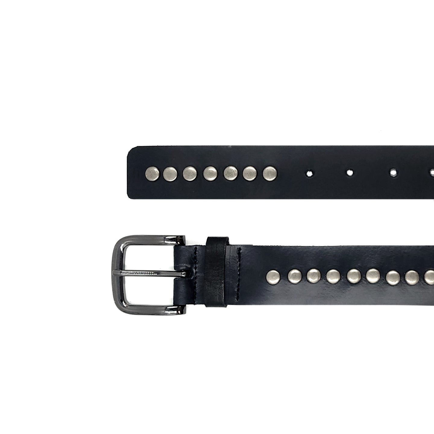 Cinturón Cuero Single Spikes line
