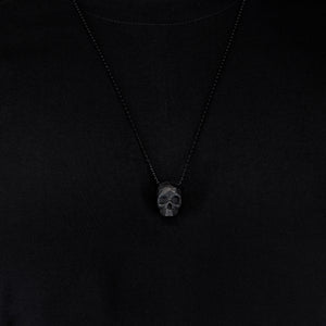 COLLAR SKULL GEO BRONCE