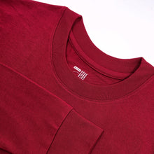 Cargar imagen en el visor de la galería, Camiseta Basica Premium Manga Larga  Dark Ruby