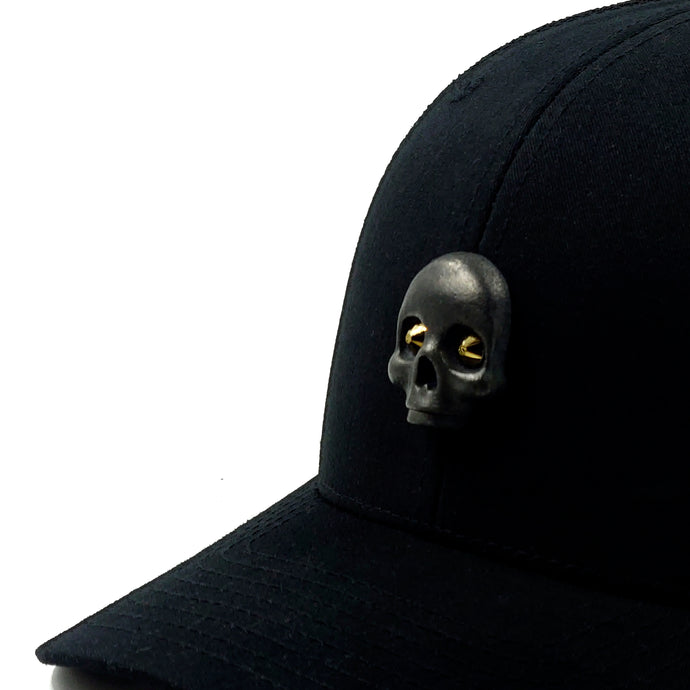 GORRA CURVA METALLIC SKULL SWAROVSKI EYES