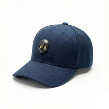 Cargar imagen en el visor de la galería, Gorra Curva Skull Metallic Swarovski Eyes