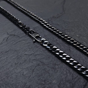 COLLAR CADENA ACERO PREMIUM BLACK