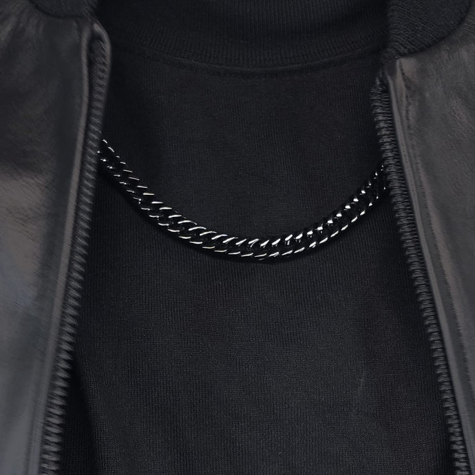 COLLAR CADENA ACERO PREMIUM BLACK