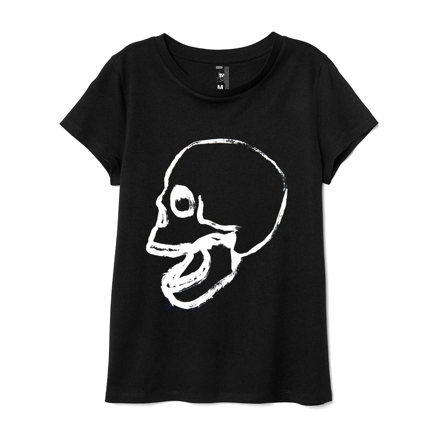 CAMISETA MUJER BLACK SIDE WHITE