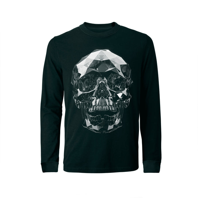 Camiseta Manga Larga Green Skull Metallic