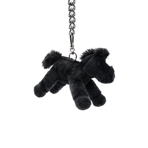 LLAVERO PELUCHE BLACK HORSE