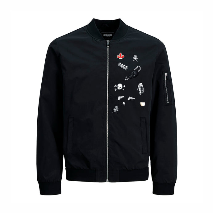 CHAMARRA BOMBER METALLIC APPLICATIONS