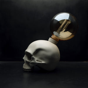 LAMPARA SKULL WHITE
