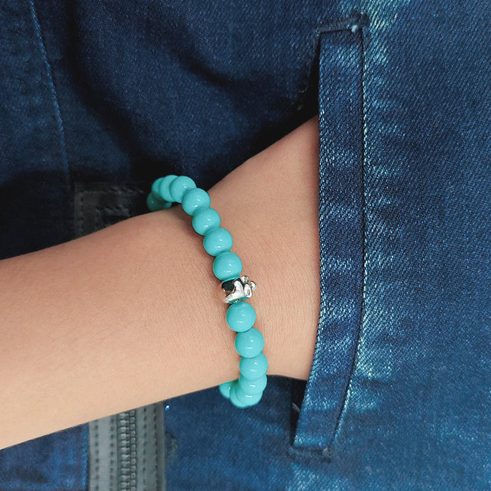 Pulsera Green Skull Mini