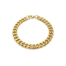 Cargar imagen en el visor de la galería, Pulsera Steel Gold Heavy Link
