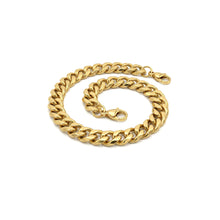 Cargar imagen en el visor de la galería, Pulsera Steel Gold Heavy Link