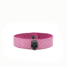 Cargar imagen en el visor de la galería, Pulsera Cuero Skull Mini Colors