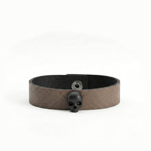 Cargar imagen en el visor de la galería, Pulsera Cuero Skull Mini Colors