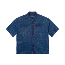 Cargar imagen en el visor de la galería, Camisa Linen Texture Galaxy Blue