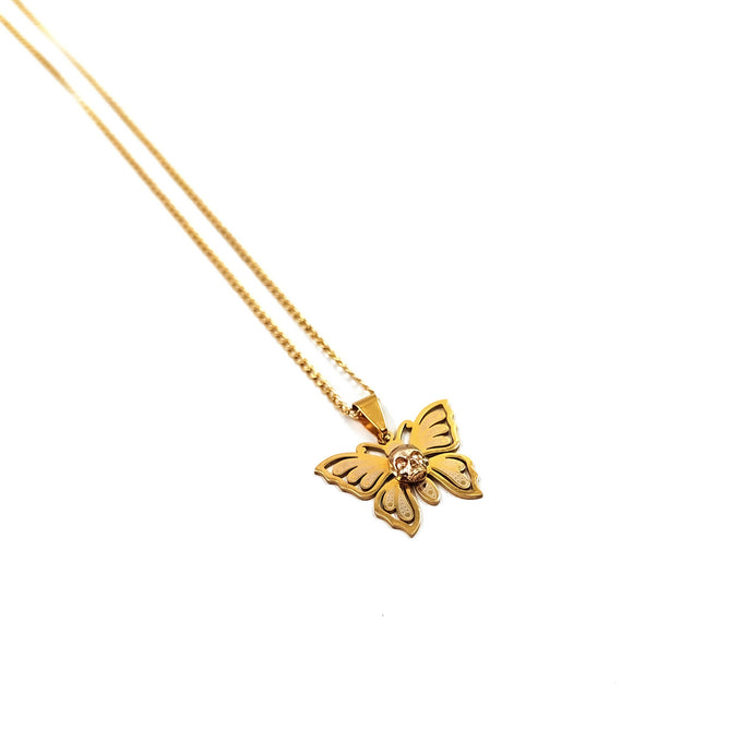 COLLAR BUTTERFLY GOLD