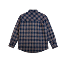 Cargar imagen en el visor de la galería, Camisa Crystal Plaid Galaxy Blue