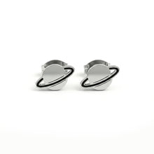 Cargar imagen en el visor de la galería, Set Aretes Acero Saturn