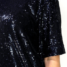 Cargar imagen en el visor de la galería, VESTIDO OVERSIZE MIDNIGHT BLUE