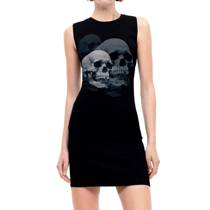 VESTIDO NEGRO SKULL DIMENSION