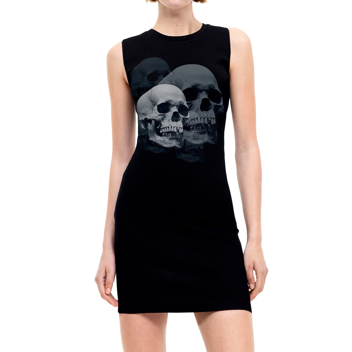 VESTIDO NEGRO SKULL DIMENSION