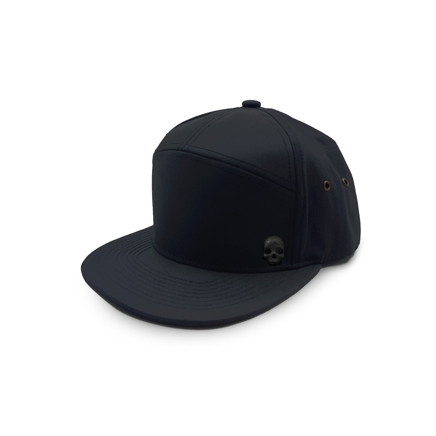 GORRA BLACK NYLON METALLIC SKULL