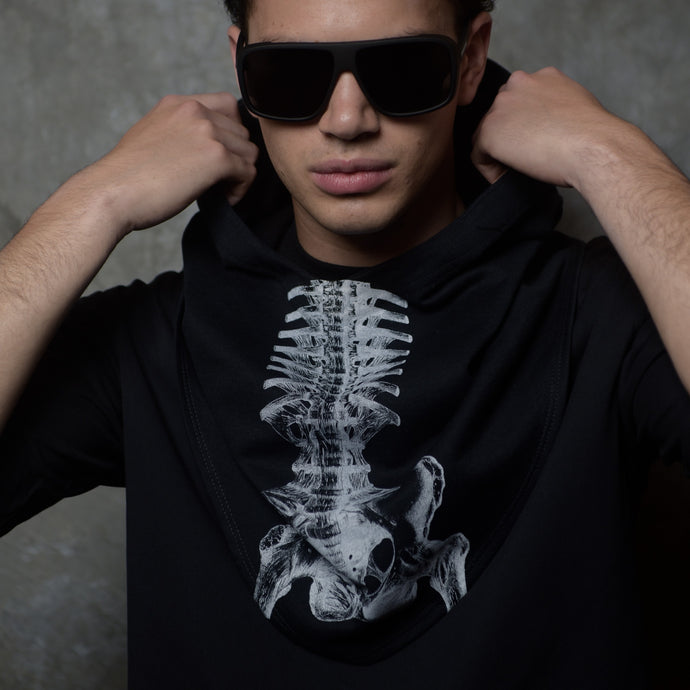 Cuello Gorro Black Skeleton