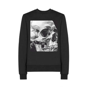 SUETER OXFORD SIDE SKULL WHITE PRINT