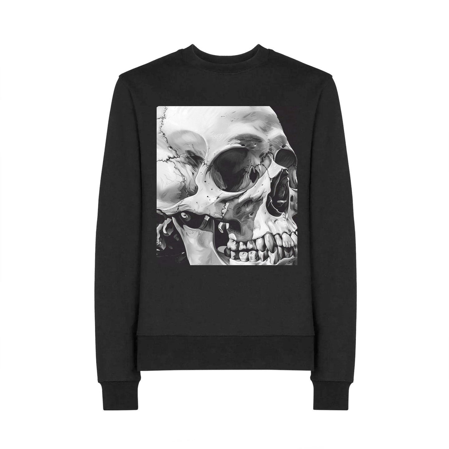 SUETER OXFORD SIDE SKULL WHITE PRINT