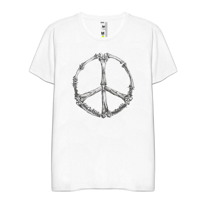 Camiseta White Skull Peace