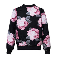 Cargar imagen en el visor de la galería, Chamarra Bomber Pink Flowers