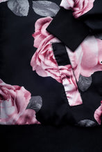 Cargar imagen en el visor de la galería, Chamarra Bomber Pink Flowers