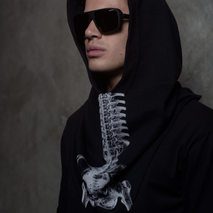 CUELLO GORRO BLACK SKELETON
