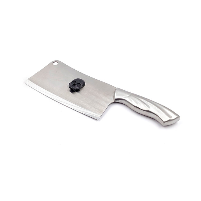 SKULL STAINLESS STEEL KITCHEN MACHETE