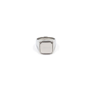 ANILLO ACERO SQUARE GOLD&SILVER