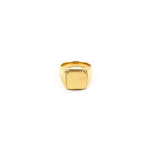 Cargar imagen en el visor de la galería, ANILLO ACERO SQUARE GOLD&amp;SILVER